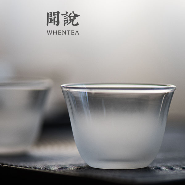 5Cgo 549753815934 聞說|日式雲霧玻璃品茗杯茶壺茶杯泡茶霧化磨砂工藝簡約耐熱功夫茶杯主人杯四個一組  HJT53100
