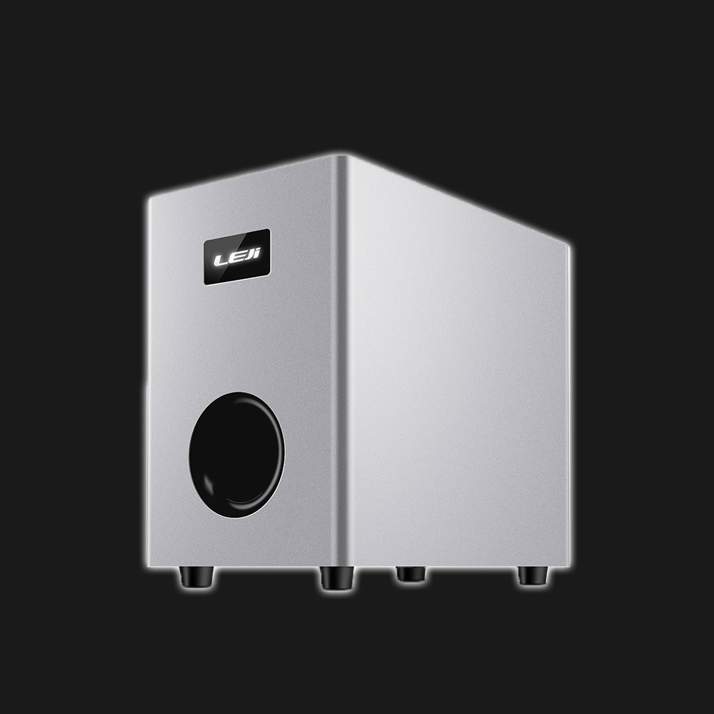 5Cgo 44906747034 樂基 HM-W-85 無線 2.4G有源低音炮 6.5寸回音壁低音炮電視低音音響 PY96300