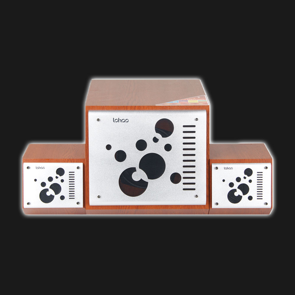 5Cgo 547242476169 樂好 2.1多媒體有源音響藍牙插卡超重低音電腦音響大功率低音炮 PY06500