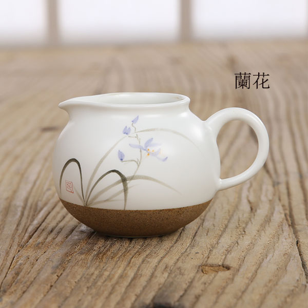 5Cgo 520370448011 手繪茶壺茶杯泡茶茶具茶海公道杯陶瓷功夫茶具零配分茶器公杯勻杯器景德鎮手繪茶海 HJT53000