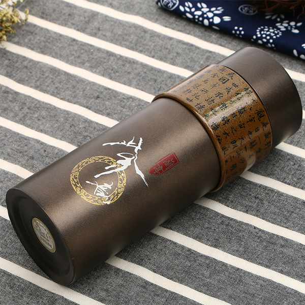 5Cgo 550651978828 養生紫砂養心杯 泡茶杯水杯修身養性蘭亭集序杯身父親節禮物送老人老師精美禮品 XMJ06100