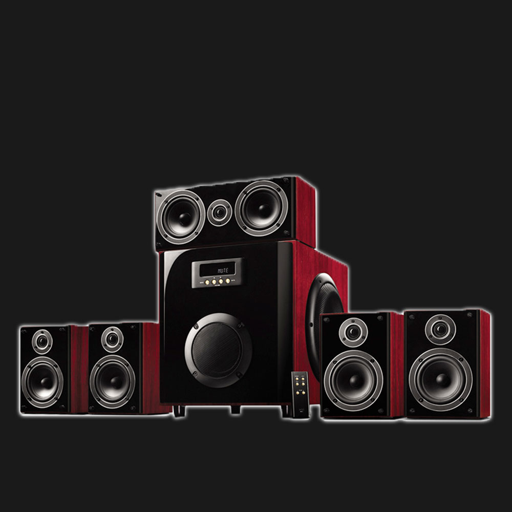 5Cgo 22310228025 惠威 M60-5.1MKII電腦多媒體音箱有源低音炮音響 5.1影院音響 PY08820