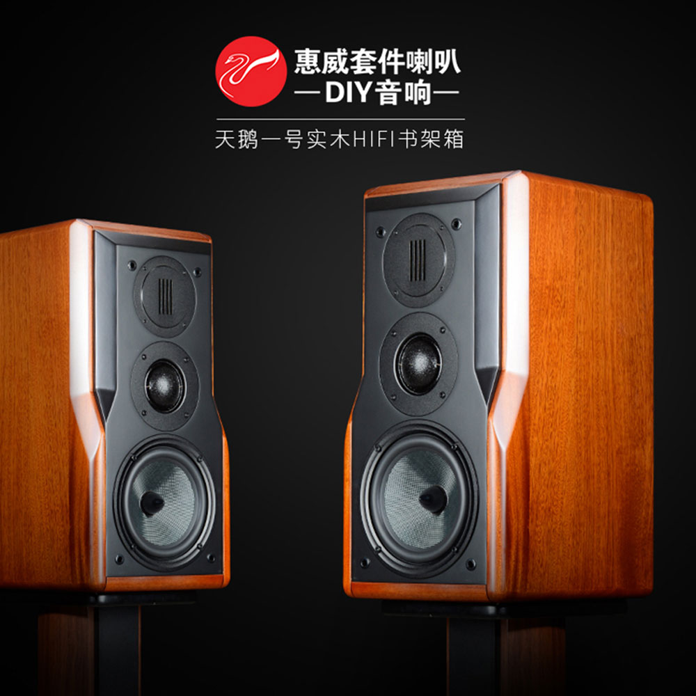 5Cgo 553296290085 惠威 DIY3.1 沙比利實木愛嘉 A3 發燒 HI-FI 音箱 M3 套件書架音響 PY08630