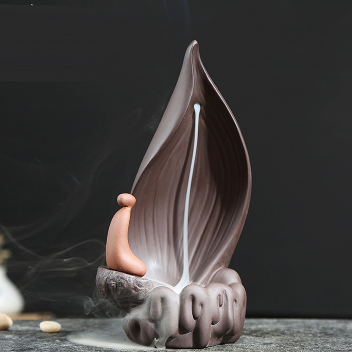 5Cgo 556743878238 雲尚創意茶具茶壺茶杯泡茶茶玩紫砂倒流香爐家用檀香盤香爐供佛陶瓷居室香爐茶道佛具  HJT86000