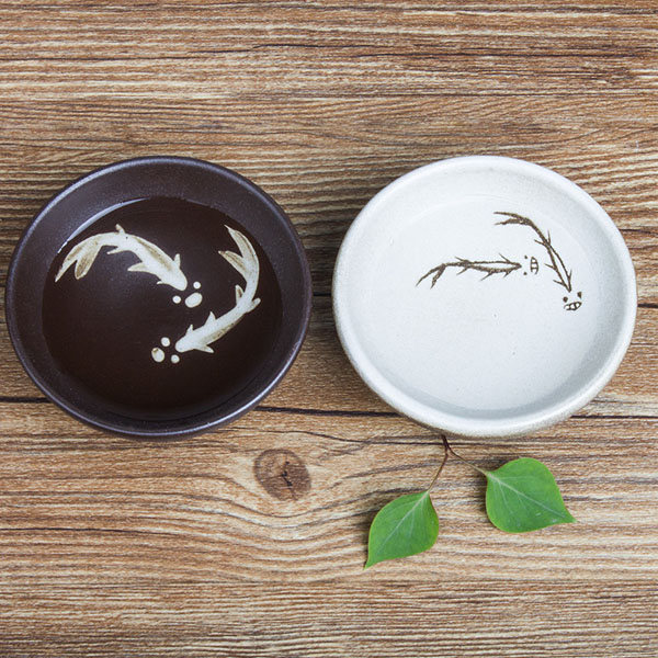 5Cgo 38802065168 手工日式茶壺茶杯泡茶茶具茶寵茶玩功夫茶具粗陶品杯品茗鬥笠茶粗陶杯喜事成雙   HJT50100
