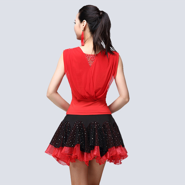 5Cgo 531495668846  廣場舞服裝新款套裝秋季舞蹈演出服拉丁舞服裝成人女修身  GSX81100