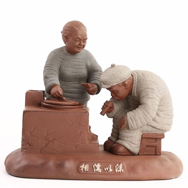 5Cgo 559105996769 倒流香爐知足常樂家用仿古香道擺件臥室客廳安神熏香創意陶瓷居室相濡以沫香熏爐 HJT85100