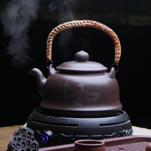5Cgo 539907841948 宜興紫砂壺提梁手工燒水壺茶壺茶杯泡茶茶海茶玩電陶爐明火煮茶器大容量功夫養生壺茶具 HJT89300