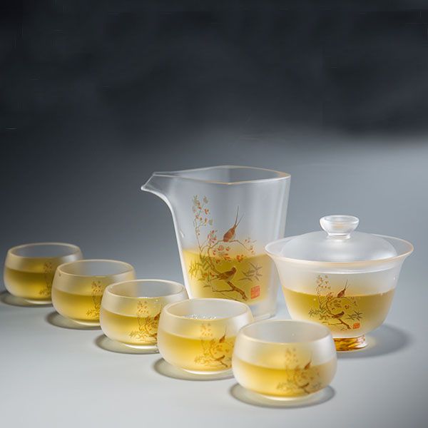 5Cgo 560412111630 容山堂國家博物館茶壺茶杯茶海琉璃功夫茶具套裝蓋碗公道杯主人杯品茗杯茶杯組  HJT09210