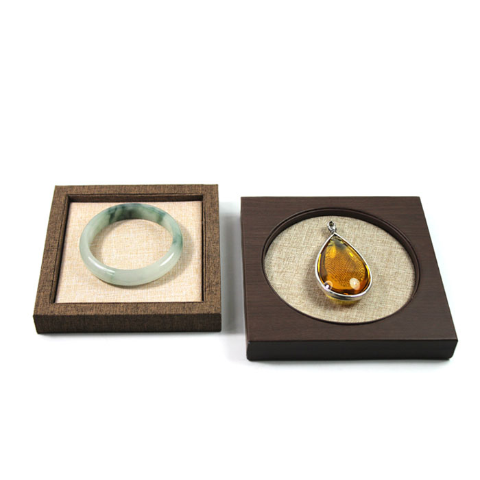 5Cgo 528549117279  高檔麻布佛珠展示架玉器手鐲展示玉鐲道具架首飾品托台底座多用途展示台-2個 XMJ33000
