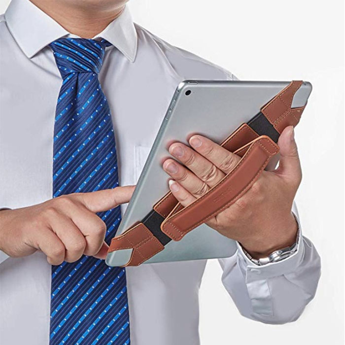 5Cgo 570334337940 便攜平板手帶 IPAD展示架 保護可旋轉手握伸縮帶多用途 教師節禮物 生日禮物 XMJ35000
