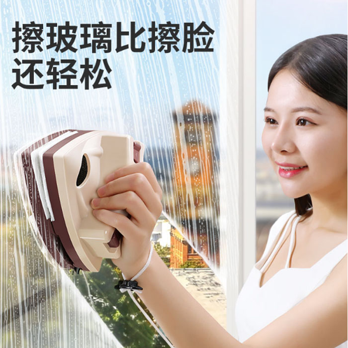 5Cgo 575806651381 可調磁擦玻璃器家用雙面高層擦窗戶神器高樓清潔清洗工具刮水刷刀居家多用途 XMJ09000