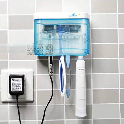5Cgo 15167213452 家用牙刷消毒器 紫外線牙刷架 牙刷消毒殺菌器 C98000
