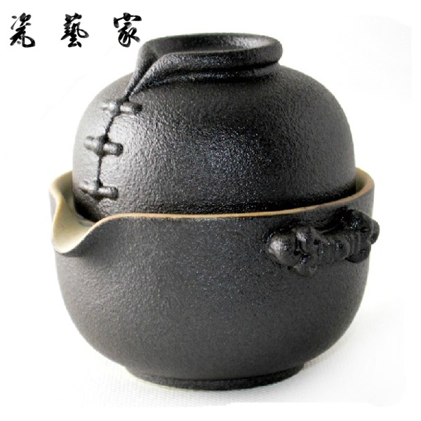 5Cgo 24931580702 一壺一杯 功夫茶具 陶瓷泡茶杯 旅行茶具 可過濾茶葉 MIK08000