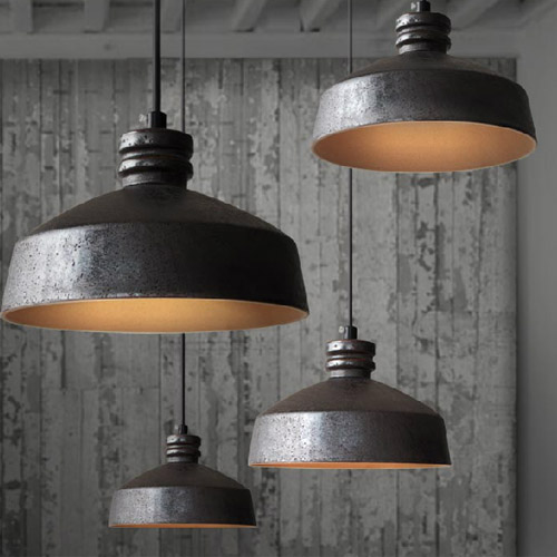 5Cgo 36806987280 Tom Dixon Loft2 RH 吧台復古工業風陶瓷鐵鏽吊燈  SHM99100