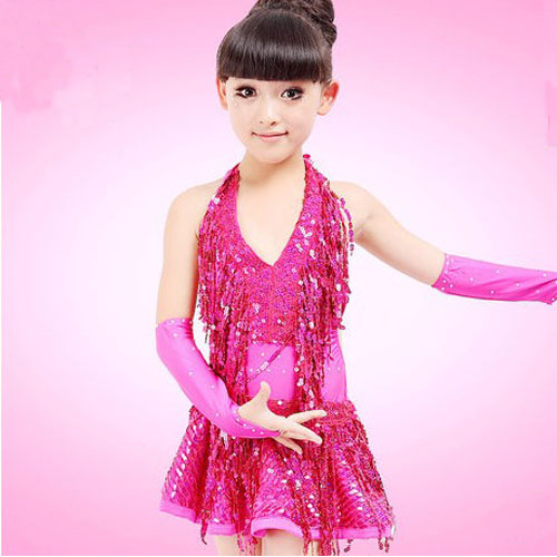 5Cgo 21686815714 拉丁舞裙女兒童拉丁舞服裝少兒拉丁舞演出服女童拉丁舞表演服比賽 ZXJ9900
