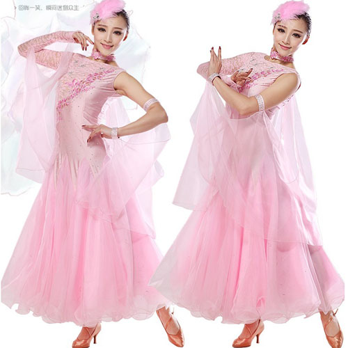 5Cgo 35397624686 媚羽摩登舞演出服交際舞國標舞裙舞衣比賽連衣裙拉丁舞 AGL49200