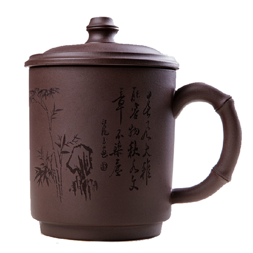5cgo 37348660789 紫砂杯紫泥手工大雅杯紫砂茶杯蓋杯子 ZYH64000