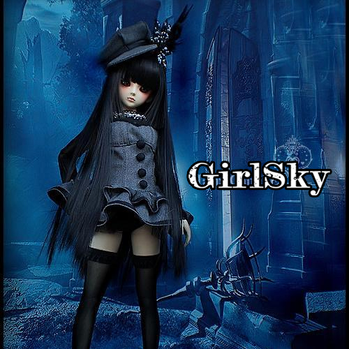 5Cgo 10859997326 BJD/SD 娃娃衣服/娃衣/★可愛吸血鬼款小洋裝黑灰 1/4,1/3 連衣裙 MIK80100