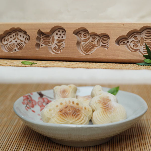 5Cgo 26817084826  月餅南瓜餅清明果卡花饅頭面點|烘焙 木憶手工雕刻 木質模具CJS83000